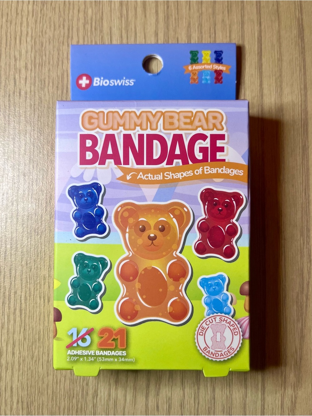 Gummy Bear Bandage Pack of 21 - Multicolor
